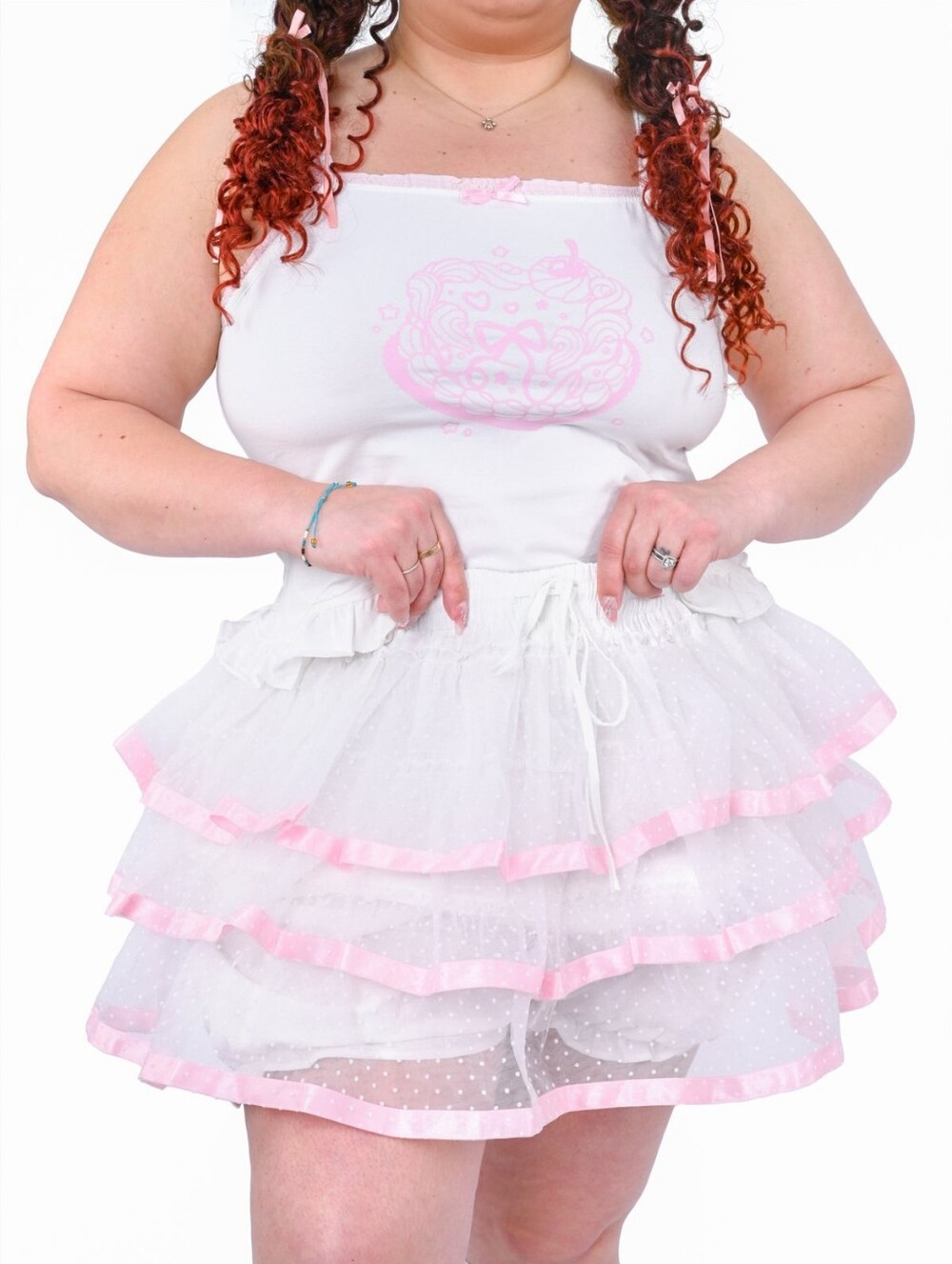 Like New 3X-5X My Violet Ruffle Skirt With Built In Bloomers (Skort)